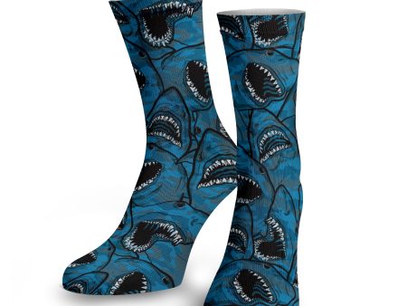 Eco-friendly Shark Camo Dive Socks on Sale