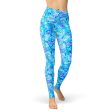 Eco-Friendly Turtle Tie Dye Contour Leggings Online Sale