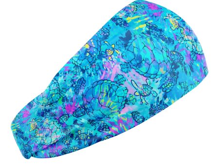 Eco-friendly Turtle Tie Dye Scuba Headband Discount