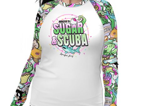 Plus Size Sugar & Scuba Candy Octopus Rash Guard Cheap