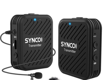 SYNCO Engragal  Wireless Microphone System 2.4GHz Interview Lavalier Lapel Mic Receiver Kit For Phones DSLR Tablet Camcorder,Configuration G1 (A1) Supply