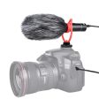 YELANGU MIC015 Professional Interview Condenser Video Shotgun Microphone with 3.5mm Audio Cable for DSLR & DV Camcorder (Black) Online Sale