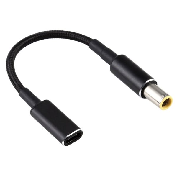 PD 100W 18.5-20V 7.9 x 0.9mm to USB-C   Type-C Adapter Nylon Braid Cable on Sale