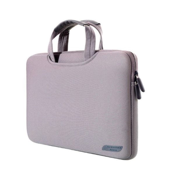 12 inch Portable Air Permeable Handheld Sleeve Bag for MacBook, Lenovo and other Laptops, Size:32x21x2cm(Grey) Fashion