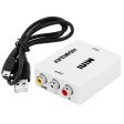 VK-126 MINI HDMI to CVBS L+R Audio Converter Adapter (Scaler)(White) For Discount