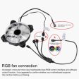 3 Pin 5V 1 to 3 Motherboard AURA RGB PC Cooling Extension Cable for Asus (Black) Online Hot Sale