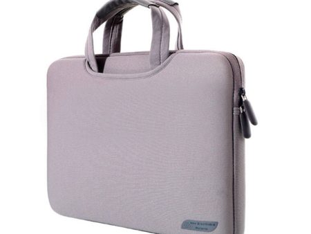 12 inch Portable Air Permeable Handheld Sleeve Bag for MacBook, Lenovo and other Laptops, Size:32x21x2cm(Grey) Fashion