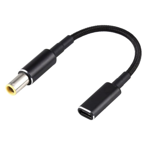 PD 100W 18.5-20V 7.9 x 0.9mm to USB-C   Type-C Adapter Nylon Braid Cable on Sale