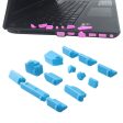 13 in 1 Universal Silicone Anti-Dust Plugs for Laptop(Blue) Supply