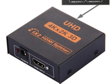 FY1409E Mini V1.3 UHD 4K x 2K 3D 1 x 2 HDMI Splitter(Black) Hot on Sale