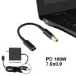 PD 100W 18.5-20V 7.9 x 0.9mm to USB-C   Type-C Adapter Nylon Braid Cable on Sale