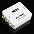 Mini CVBS L+R Audio to HDMI Converter Adapter on Sale