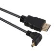 30cm 4K HDMI Male to Micro HDMI Positive Angled Male Gold-plated Connector Adapter Cable Supply