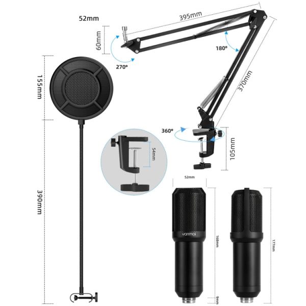 Yanmai Q10 3.5mm Recording Microphone Kit Hot on Sale