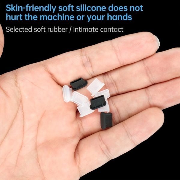 20 PCS Silicone Anti-Dust Plugs for USB-C   Type-C Port(Black) Discount