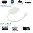 22cm Micro HDMI Male to VGA Female Video Adapter Cable, Support Full HD 1080P Sale