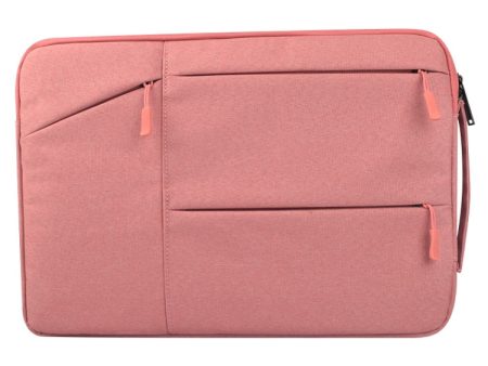 Universal Multiple Pockets Wearable Oxford Cloth Soft Portable Simple Business Laptop Tablet Bag, For 13.3 inch and Below Macbook, Samsung, Lenovo, Sony, DELL Alienware, CHUWI, ASUS, HP (Pink) Supply