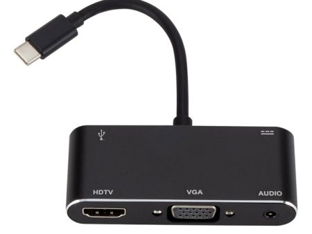 USB-C   Type-C to HDMI  VGA  USB 3.0  PD Converter Online