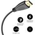 1.4 Version, Gold Plated 19 Pin HDMI Male to HDMI Male Coiled Cable, Support 3D   Ethernet, Length: 60cm (can be extended up to 2m) For Discount