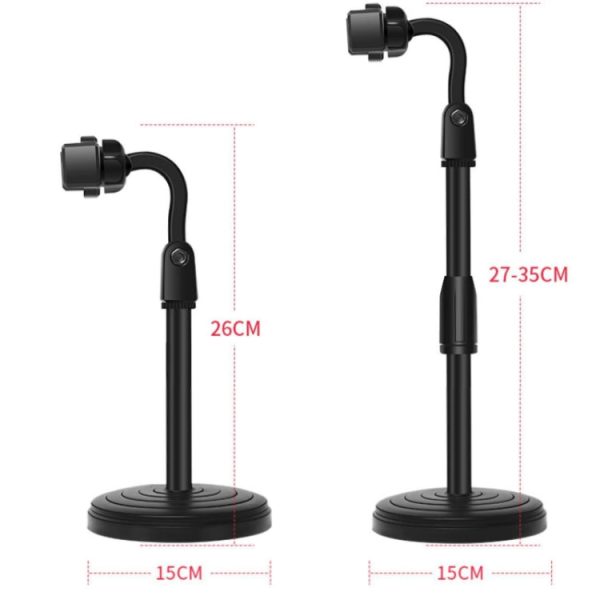 4 PCS Desktop Stand Mobile Phone Tablet Live Broadcast Stand Telescopic Disc Stand, Colour: White Online Hot Sale