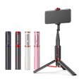 Bluetooth Selfie Stick with Tripod Multi-function Gimbal Mobile Phone Fill Light Live Support(Girl Powder) Online now