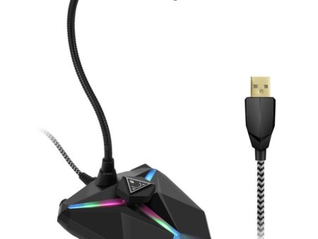 Yanmai G35 Adjustable Angle Omnidirectional Capacitive Gaming Microphone with RGB Colorful Lighting & Pluggable USB Cable, Cable Length: 1.35m Supply