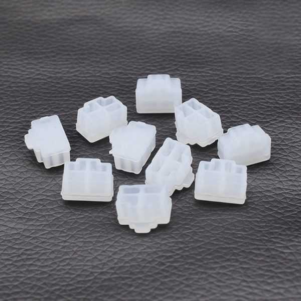 20 PCS Silicone Anti-Dust Plugs for RJ45 Port(Transparent) For Discount