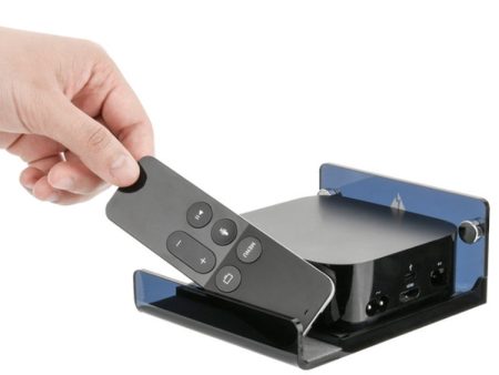 Set Top Box Wall Storage Mount For Amazon Fire TV(Half-transparent Tea Black) Online Hot Sale