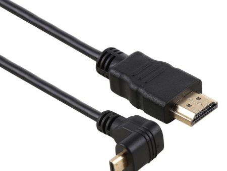 30cm 4K HDMI Male to Micro HDMI Reverse Angled Male Gold-plated Connector Adapter Cable Online