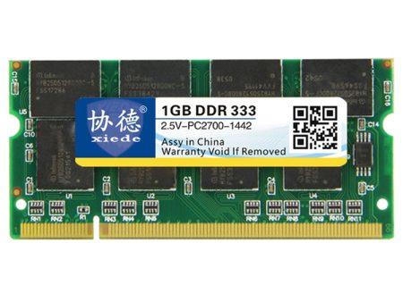 XIEDE X008 DDR 333MHz 1GB General Full Compatibility Memory RAM Module for Laptop For Sale