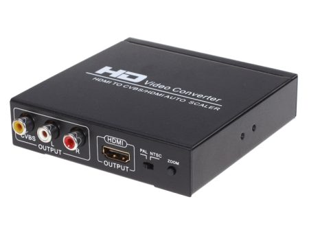 NK-10II HDMI to HDMI CVBS  AV Scaler Box Video Converter(Black) Supply