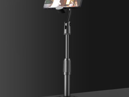 4 PCS Desktop Stand Mobile Phone Tablet Live Broadcast Stand Telescopic Disc Stand, Colour: Black Online Sale