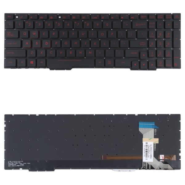 For Asus GL553VW ZX53V FX53VD ZX553 FX753 GL753 US Version Keyboard with Backlight For Sale