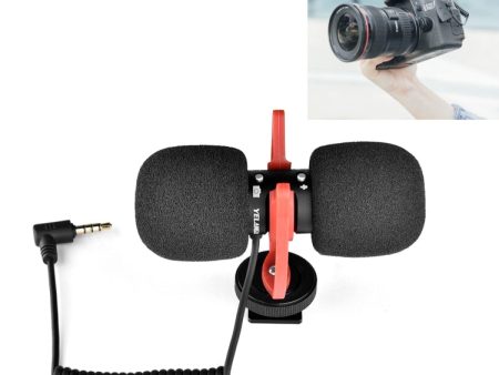 YELANGU MIC11 SLR Camera Mobile Phone Two-way Recording Microphone Online