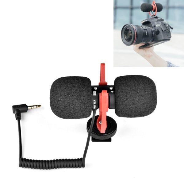 YELANGU MIC11 SLR Camera Mobile Phone Two-way Recording Microphone Online