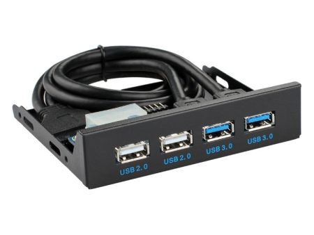 0.6M 2+2 Ports USB 3.0 Front Panel Data Hub Supply