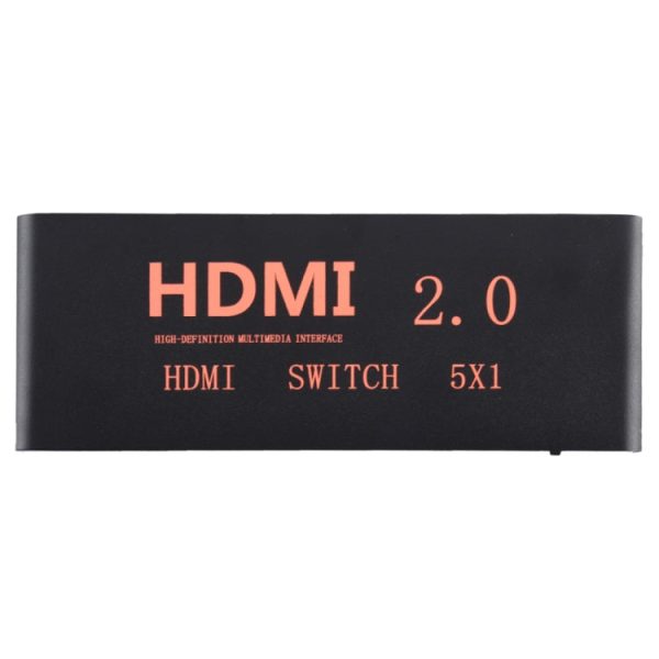 5X1 4K 60Hz HDMI 2.0 Switch with Remote Control, EU Plug Online Sale