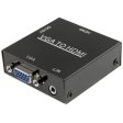 HD 1080P HDMI Mini VGA to HDMI Scaler Box Audio Video Digital Converter Adapter for PC   HDTV Cheap