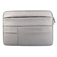 Universal Multiple Pockets Wearable Oxford Cloth Soft Portable Leisurely Laptop Tablet Bag, For 12 inch and Below Macbook, Samsung, Lenovo, Sony, DELL Alienware, CHUWI, ASUS, HP (Grey) Online Hot Sale