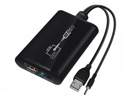 USB 3.0 to HDMI HD Video Leader Converter for HDTV, Support Full HD 1080P(Black) Fashion