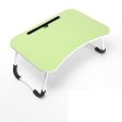 USB Folding Computer Desk With Fan & Lamp, Size: 60x40x28cm(Eye Grotection Green) Sale