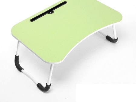 USB Folding Computer Desk With Fan & Lamp, Size: 60x40x28cm(Eye Grotection Green) Sale