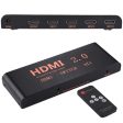 4X1 4K 60Hz HDMI 2.0 Switch with Remote Control, EU Plug Cheap