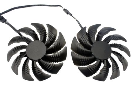 1 Pair 88MM 4 Pin Computer Graphics Card Cooling Fan For Gigabyte GeForce GTX1060 1070 GTX1050ti GTX960 RX570 RX470 on Sale