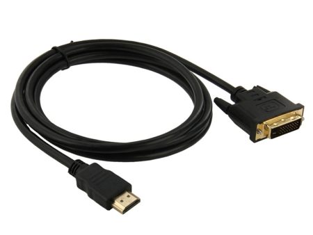 1.8m HDMI (Type-A) Male to DVI 24+1 Pin Male Adapater Cable Supply