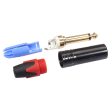 10 PCS TC202 6.35mm Gold-plated Mono Sound Welding Audio Adapter Plug(Red) Sale