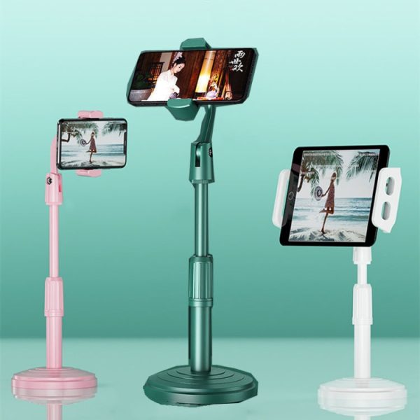 4 PCS Desktop Stand Mobile Phone Tablet Live Broadcast Stand Telescopic Disc Stand, Colour: White Online Hot Sale