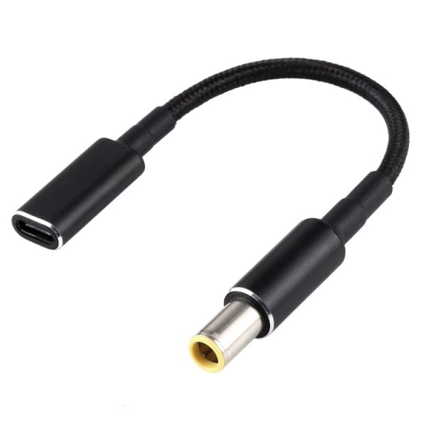 PD 100W 18.5-20V 7.9 x 0.9mm to USB-C   Type-C Adapter Nylon Braid Cable on Sale