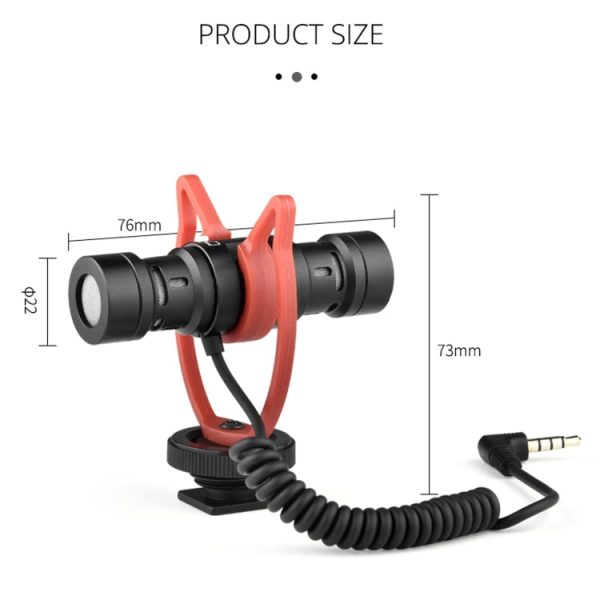 YELANGU MIC11 SLR Camera Mobile Phone Two-way Recording Microphone Online