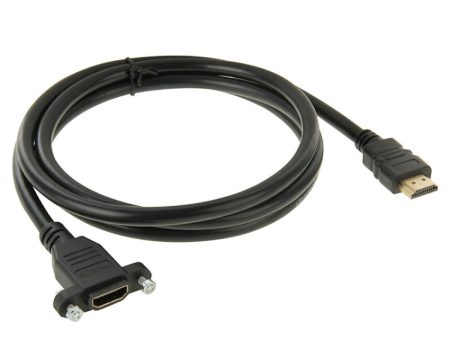 1.5m High Speed HDMI 19 Pin Male to HDMI 19 Pin Female Connector Adapter Cable For Discount